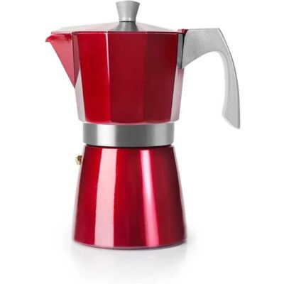 Ibili Cafetière Express Evva Italien 12 Tasses Red One Size - Publicité Ibili Cafetière Express Evva Italien 12 Tasses Red One Size - Publicité