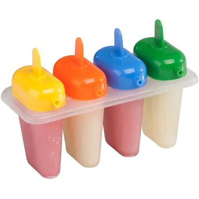 Excellent Houseware Moule à Glaces Multicolore - 6 Unités - Publicité Excellent Houseware Moule à Glaces Multicolore - 6 Unités - Publicité