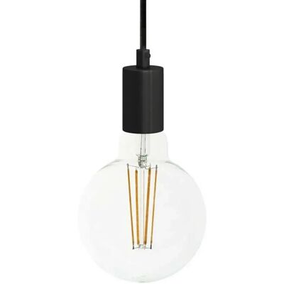 Creative Cables Lampe Suspendue Avec Ampoule Textile And Metal 1 M Black One Size - Publicité Creative Cables Lampe Suspendue Avec Ampoule Textile And Metal 1 M Black One Size - Publicité