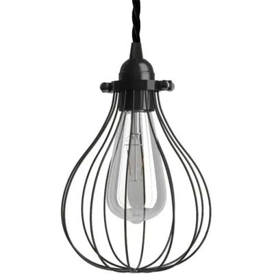 Creative Cables Lampe Suspendue Avec Ampoule Textile Drop 1.2 M Black One Size - Publicité Creative Cables Lampe Suspendue Avec Ampoule Textile Drop 1.2 M Black One Size - Publicité