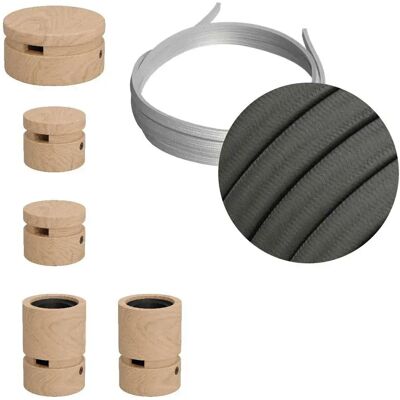 Creative Cables Kit D´éclairage Wiggle Filé System Cm03 5 M 5 Unités Brown / Grey One Size - Publicité Creative Cables Kit D´éclairage Wiggle Filé System Cm03 5 M 5 Unités Brown / Grey One Size - Publicité