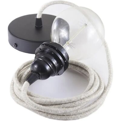 Creative Cables Lampe Suspendue Pendel Pour Abat-jour Rn01 Diy 2 M Neutral / Black One Size - Publicité Creative Cables Lampe Suspendue Pendel Pour Abat-jour Rn01 Diy 2 M Neutral / Black One Size - Publicité