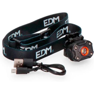 Edm Lampe Frontale 36417 Black One Size - Publicité Edm Lampe Frontale 36417 Black One Size - Publicité