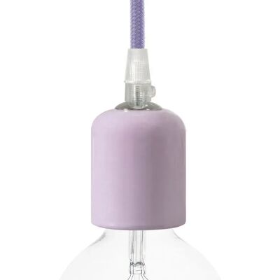 Creative Cables Kit Douille De Lampe En Céramique E27 Lilac One Size - Publicité Creative Cables Kit Douille De Lampe En Céramique E27 Lilac One Size - Publicité