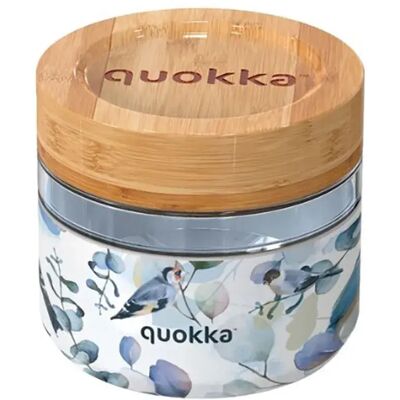 Stor Quokka Récipient alimentaire en cristal avec housse en silicone - 500 ml - Publicité Stor Quokka Récipient alimentaire en cristal avec housse en silicone - 500 ml - Publicité