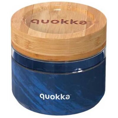 Quokka Deli - Boîte Repas en Verre - Bleu - 500ml & 820ml - Food Container - Publicité Quokka Deli - Boîte Repas en Verre - Bleu - 500ml & 820ml - Food Container - Publicité