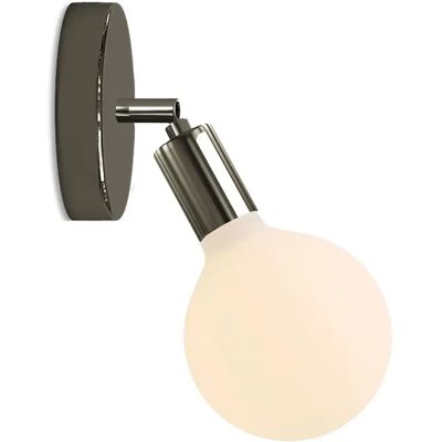 Creative Cables Joint Métallique Pour Lampe Fermaluce Avec Ampoule Globe En Porcelaine Pearl Black One Size - Publicité Creative Cables Joint Métallique Pour Lampe Fermaluce Avec Ampoule Globe En Porcelaine Pearl Black One Size - Publicité