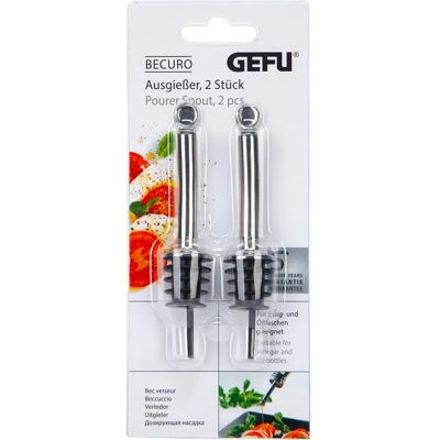 Gefu Verseur à Vin Becuro Silver / Black One Size - Publicité Gefu Verseur à Vin Becuro Silver / Black One Size - Publicité
