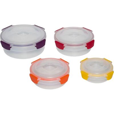 Conteneurs de stockage ronds de différentes tailles Nest Lock - Joseph Joseph - Publicité Conteneurs de stockage ronds de différentes tailles Nest Lock - Joseph Joseph - Publicité
