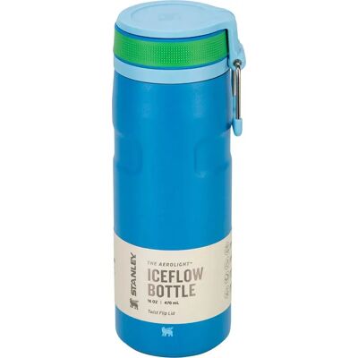 Stanley Bouteille D´eau Iceflow 0.47l Blue One Size - Publicité Stanley Bouteille D´eau Iceflow 0.47l Blue One Size - Publicité