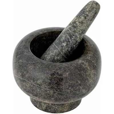 Bloomingville Mortier Arazo Mortar & Pestle-marble Green One Size - Publicité Bloomingville Mortier Arazo Mortar & Pestle-marble Green One Size - Publicité