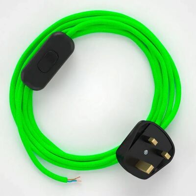 Creative Cables Câble De Lampe Rf06 1.80 M Neon Green One Size - Publicité Creative Cables Câble De Lampe Rf06 1.80 M Neon Green One Size - Publicité