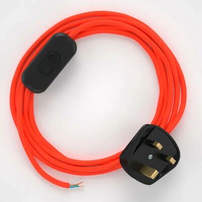 Creative Cables Câble De Lampe Rf15 1.80 M Neon Orange One Size - Publicité Creative Cables Câble De Lampe Rf15 1.80 M Neon Orange One Size - Publicité