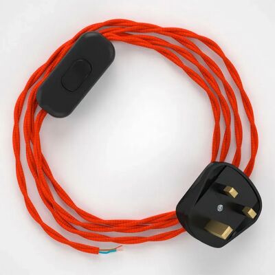 Creative Cables Câble De Lampe Tm15 1.80 M Orange One Size - Publicité Creative Cables Câble De Lampe Tm15 1.80 M Orange One Size - Publicité