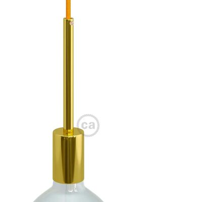 Creative Cables Kit De Douille De Lampe Ul E26 Cylindrical 15cm Brass One Size - Publicité Creative Cables Kit De Douille De Lampe Ul E26 Cylindrical 15cm Brass One Size - Publicité
