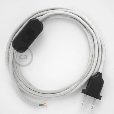 Creative Cables Câble De Lampe Rc01 1.80 M White / Black One Size - Publicité Creative Cables Câble De Lampe Rc01 1.80 M White / Black One Size - Publicité