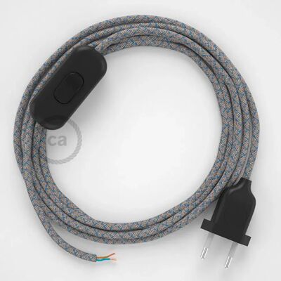 Creative Cables Câble De Lampe Rd65 Rombo 1.8m Steward Blue / Black One Size - Publicité Creative Cables Câble De Lampe Rd65 Rombo 1.8m Steward Blue / Black One Size - Publicité
