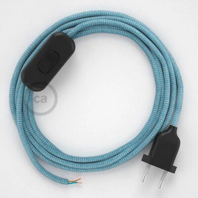 Creative Cables Câble De Lampe Steward 1.80 M Steward Blue / Black One Size - Publicité Creative Cables Câble De Lampe Steward 1.80 M Steward Blue / Black One Size - Publicité
