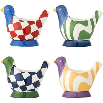 Bloomingville Coquetier Birdy Multi Stoneware Multicolor One Size - Publicité Bloomingville Coquetier Birdy Multi Stoneware Multicolor One Size - Publicité