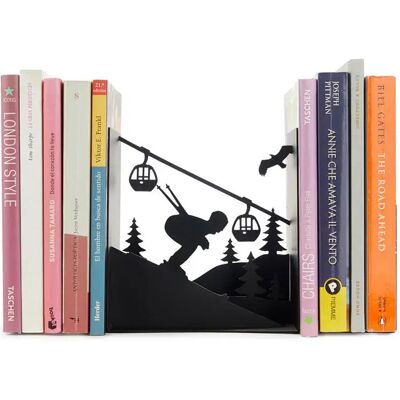 Balvi Serre-livres Ski Run Black One Size - Publicité Balvi Serre-livres Ski Run Black One Size - Publicité