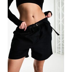 Napapijri - Dru - Short ceinturÃ© en coton - Noir Noir XL female