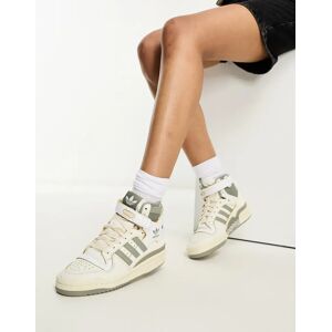 adidas Originals - Forum 84 Hi - Baskets montantes - Blanc cassÃ© et gris Blanc 37 1/3 female