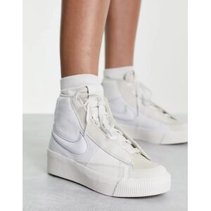 Nike Blazer Victory Baskets mi hautes Blanc maA©langaA© Blanc 425 female