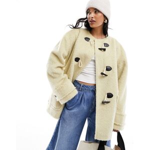 ASOS DESIGN - Duffle-coat oversize - Taupe-Neutral Neutral XS female