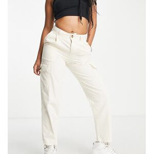 Topshop Petite Pantalon carotte aA  plis avec poches utilitaires aa°cru Sans opinion Sans opinion 44 female