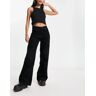 Don't Think Twice DTT - Silvia - Pantalon large en velours cÃ´telÃ© - Noir-Black Black 44 female