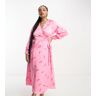 Never Fully Dressed Plus - Robe longueur mollet Ã  manches longues et imprimÃ© homards-Rose Rose 52 female