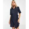 Pieces - Shia - Robe chemise - Bleu marine Bleu marine XS female