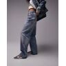 Topshop - Jean baggy - Bleu moyen Bleu W26 L34 female