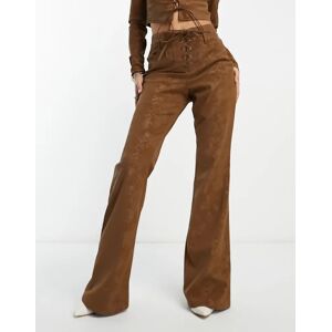 AFRM - Millie - Pantalon Ã©vasÃ© d'ensemble Ã  taille basse