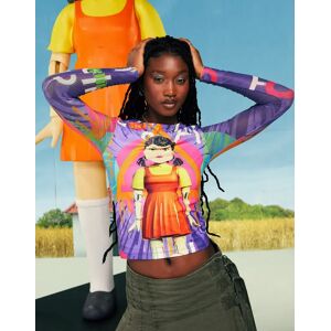 ASOS DESIGN x Squid Game: le dÃ©fi - T-shirt crop