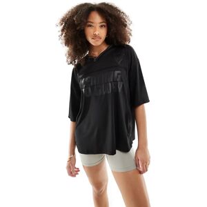 Bershka - Maillot de football oversize Ã  col en V