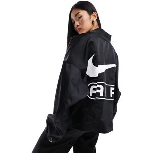 Nike - Air - Bomber oversize en tissu - Noir