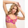 Ann Summers - Poitrines gÃ©nÃ©reuses - Kiss Me Quick - Soutien-gorge balconnet non rembourrÃ© avec broderies lÃ¨vres - Rose Rose 95G female