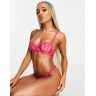 Hunkemoller - Courtney - Soutien-gorge non rembourrÃ© en tulle transparent - Rose Rose 90D female