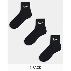 Nike Training - Everyday Lightweight - Lot de 3 paires de chaussettes - Noir Noir M unisex