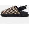 Good News Goodnews - Namer - Mules matelassÃ©es Ã  enfiler avec imprimÃ© Ã  damier-Black Black 42 unisex