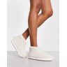 Totes - Chaussons style bottines en maille torsadÃ©e - CrÃ¨me-Blanc Blanc 3-4 female