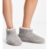 Totes - Chaussons style bottines en maille torsadÃ©e - Gris Gris 7-8 female