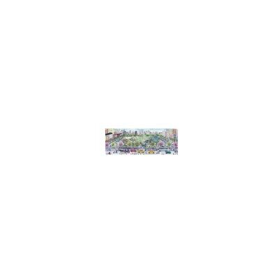 Galison Paysage Urbain - Puzzle Panoramique de 1000 Pièces - Publicité Galison Paysage Urbain - Puzzle Panoramique de 1000 Pièces - Publicité