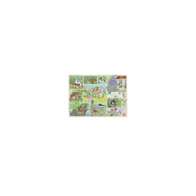 Cobble Hill Oiseaux du jardin au printemps XL Puzzle - Puzzle - Publicité Cobble Hill Oiseaux du jardin au printemps XL Puzzle - Puzzle - Publicité