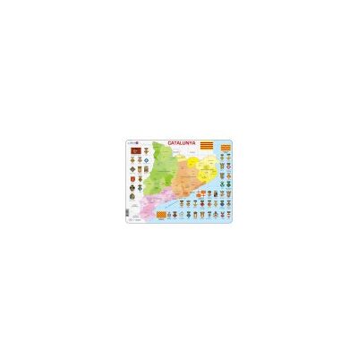 Larsen Puzzle Cadre - Carte de la Catalogne (en Catalan) - Publicité Larsen Puzzle Cadre - Carte de la Catalogne (en Catalan) - Publicité