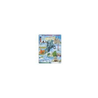 Larsen Puzzle Cadre - Souvenirs de Saint-Petersburg, Russie - Publicité Larsen Puzzle Cadre - Souvenirs de Saint-Petersburg, Russie - Publicité