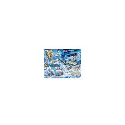 Larsen Puzzle Cadre - Aventure au Pôle Nord (en Français) - Publicité Larsen Puzzle Cadre - Aventure au Pôle Nord (en Français) - Publicité