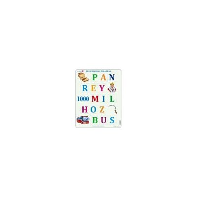 Larsen Puzzle Cadre - Mis Primeras Palabras (en Espagnol) - Publicité Larsen Puzzle Cadre - Mis Primeras Palabras (en Espagnol) - Publicité