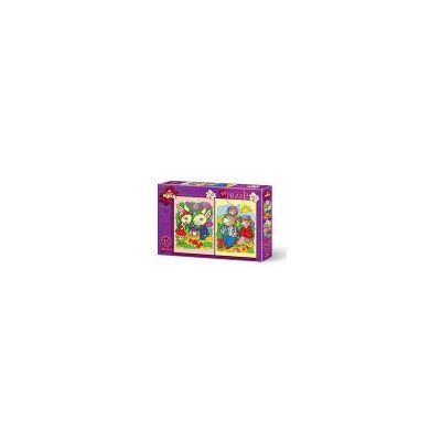 ART Puzzle 2 Puzzles - Les Lapins et la Famille Ours - Publicité ART Puzzle 2 Puzzles - Les Lapins et la Famille Ours - Publicité